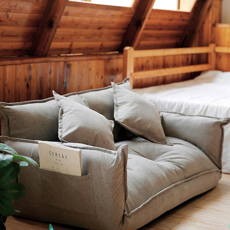 懒人沙发双人榻榻米卧室小户型网红款沙发简易可折叠多功能沙发床