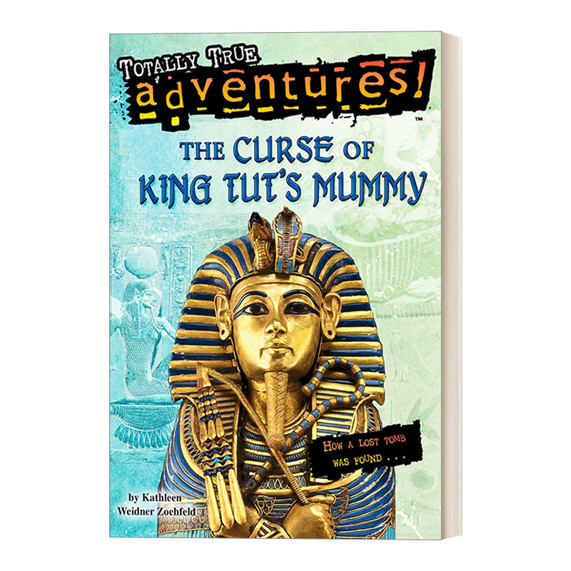 英文原版 The Curse of King Tut's Mummy 图坦卡蒙法老的诅咒 完全真实的冒险系列 儿童科普百科 Jim Nelson 英文版 进口书籍