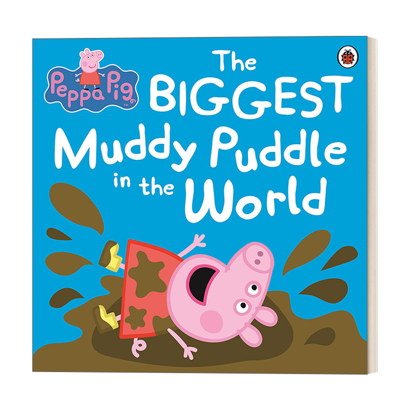 英文原版 Peppa Pig The BIGGEST Muddy Puddle in the World Picture Book 小猪佩奇 世界上最大的泥坑 儿童绘本 英文版 进口书籍