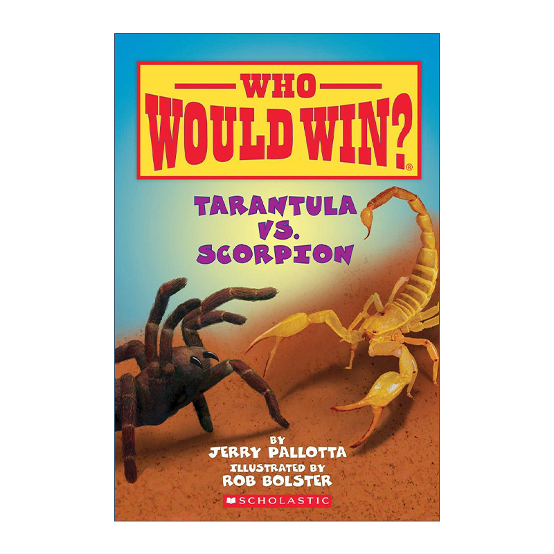 英文原版 Who Would Win Tarantula VS Scorpion 猜猜谁会赢系列 狼蛛和蝎子 儿童英语百科科普 英文版 进口英语原版书籍