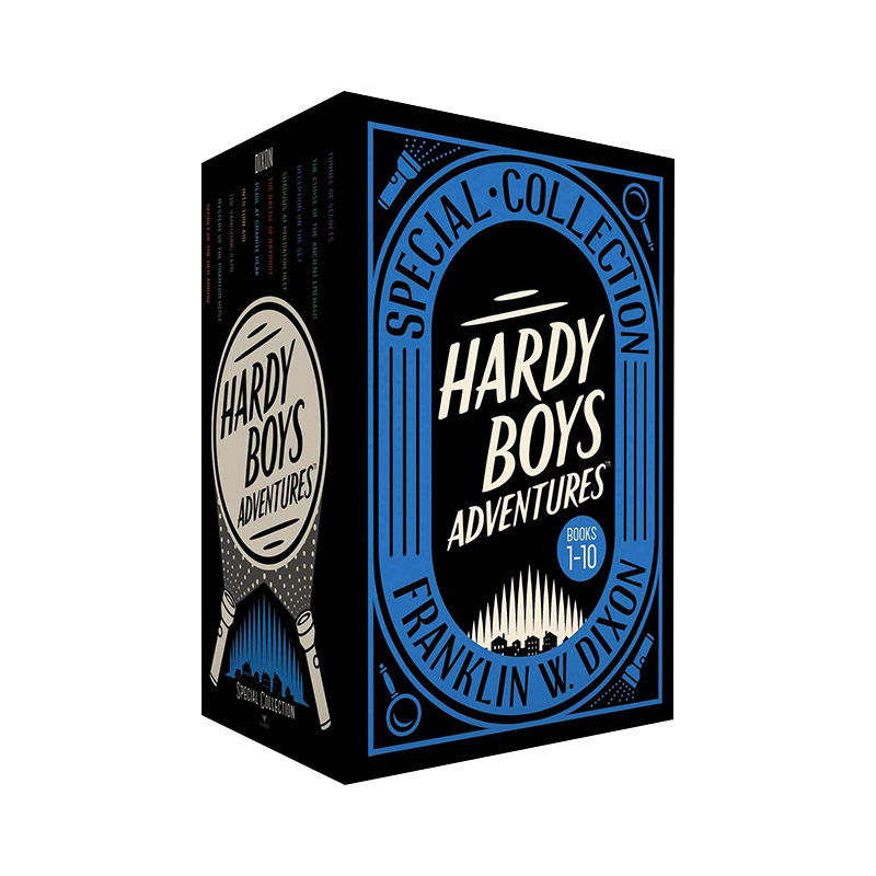 英文原版 Hardy Boys Adventures Special Collection 哈迪男孩冒险系列10册盒装 英文版 进口英语原版书籍