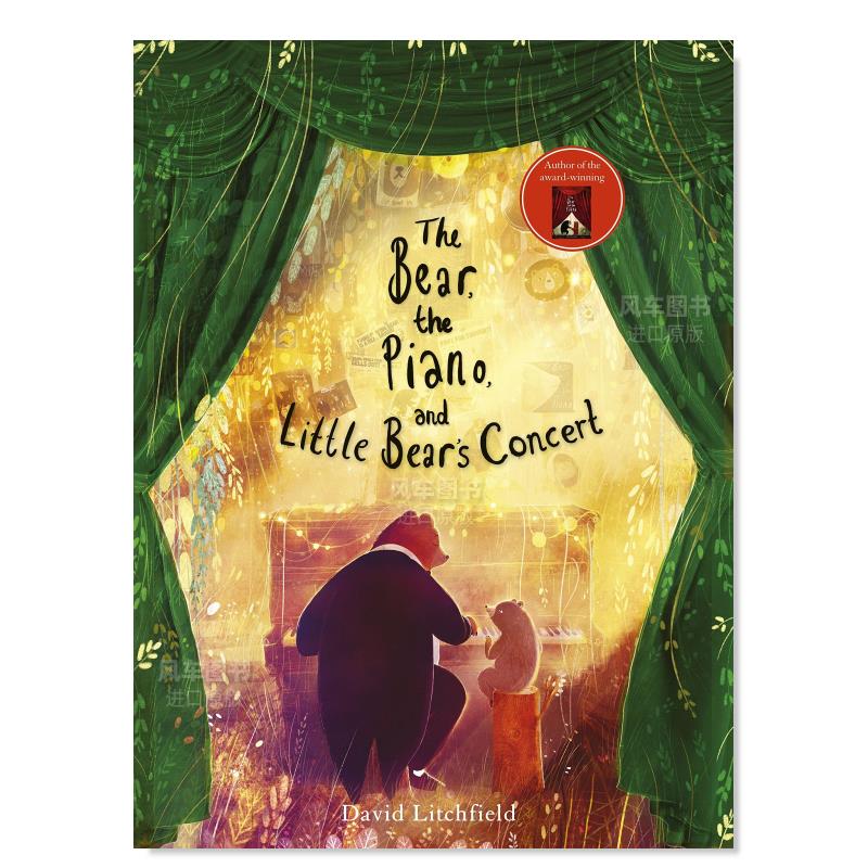 【预 售】小熊、钢琴和小熊的音乐会 The Bear, the Piano and Little Bear‘s Concert 英文原版进口外版图书