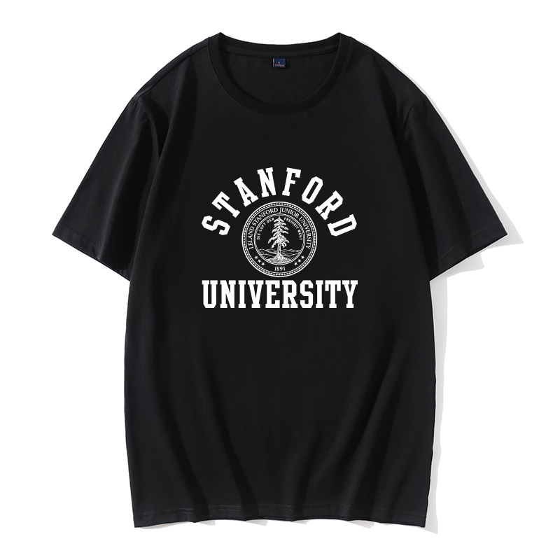 斯坦福大学校徽短袖T恤STANFORD UNIVERSITY染谷将太同款男女通款
