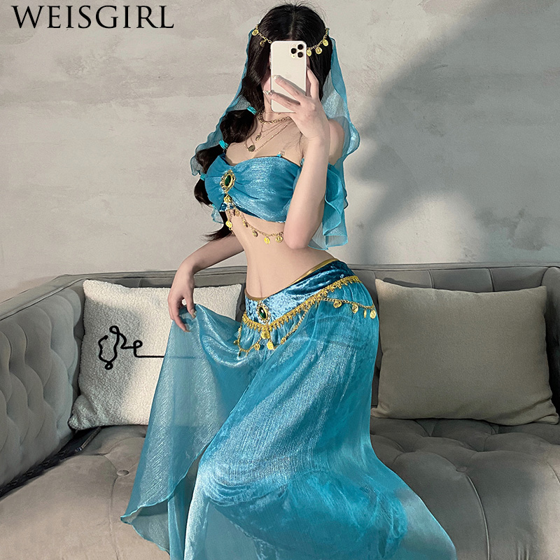 性感女神阿拉丁公主cos埃及艳后肚皮异域风情印度舞西域舞姬服装