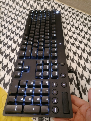 罗技G610游戏电竞机械键盘青轴红轴有线白色背光吃鸡USB通用K845