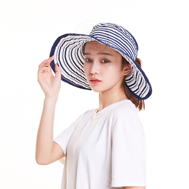 推荐。Female tourist hat fisherman hat sunscreen hat Beach H