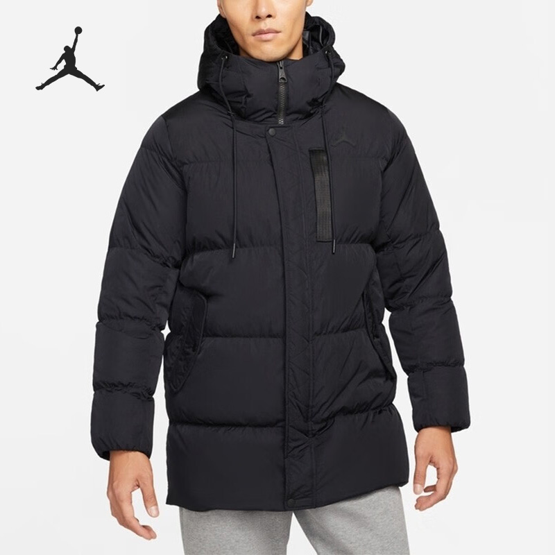 Nike/耐克官方正品Air Jordan男子运动保暖连帽羽绒服DZ4554-010