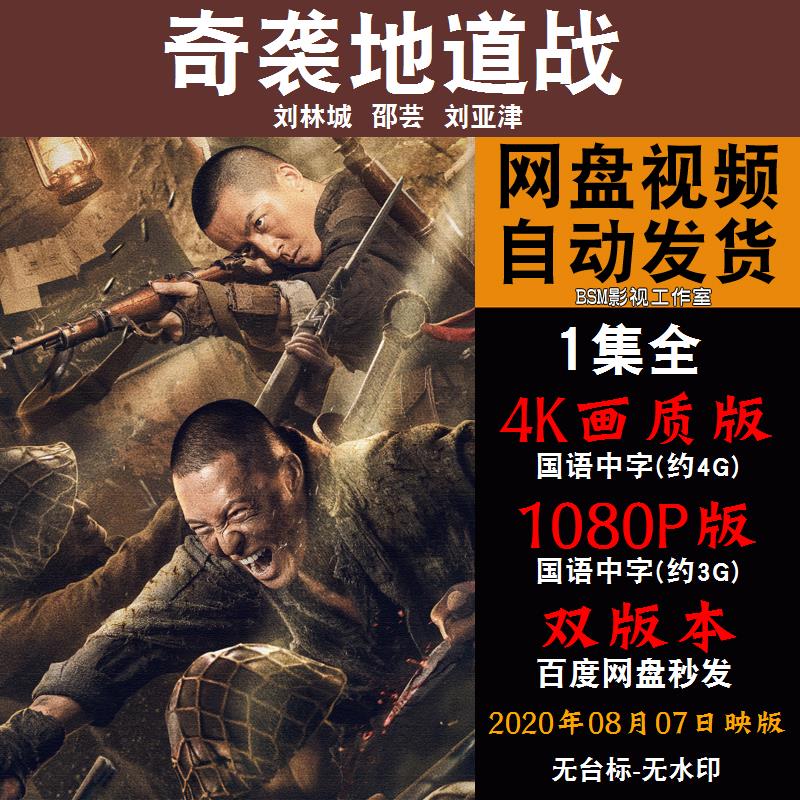 奇袭地道战 国语电影 4K宣传画1080P影片非装饰画