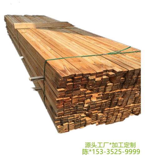 原木木方木板松木条木材隔墙吊顶地板龙骨地面床板置物架地龙