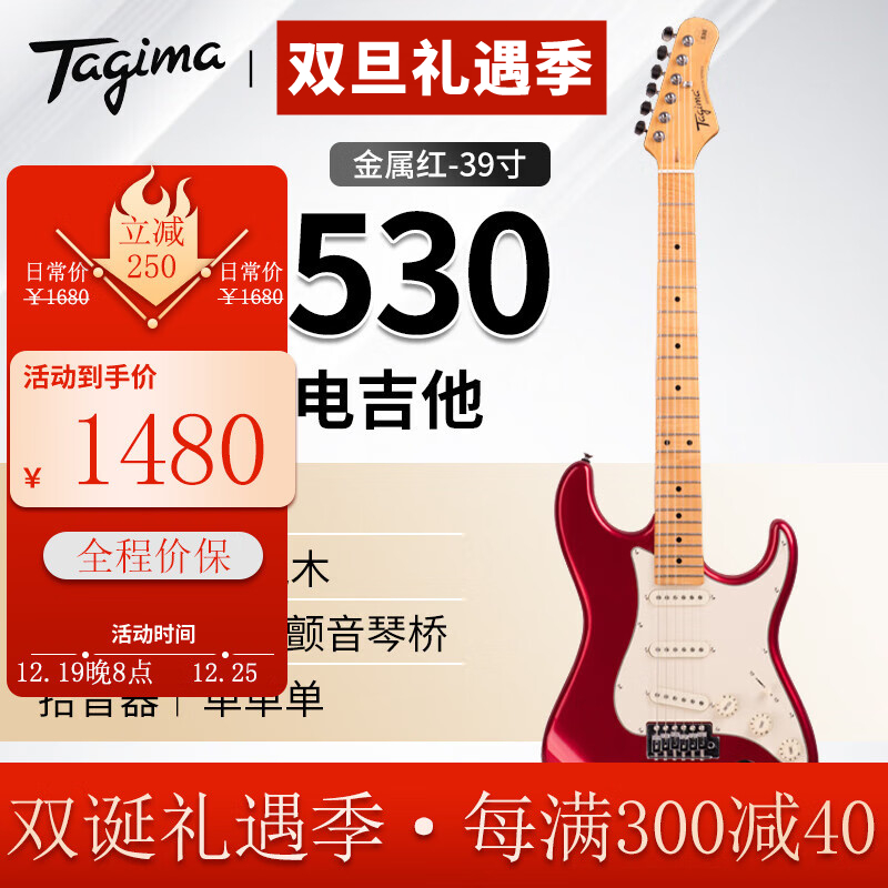 【吉他研究所】Tagima塔吉玛TG530儿童成人电吉他专业级初学入门