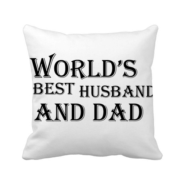 很好的爸爸和丈夫父亲节短语方形抱枕靠枕沙发靠垫双面含芯礼物