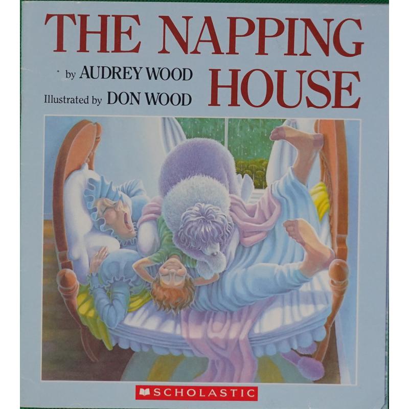 The Napping House by Audrey Wood平装Scholastic午睡屋