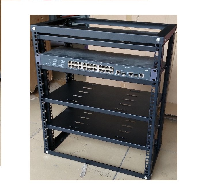 适用开放式机柜0.7米移动监控功放交换机服务器14u置物箱简易网络