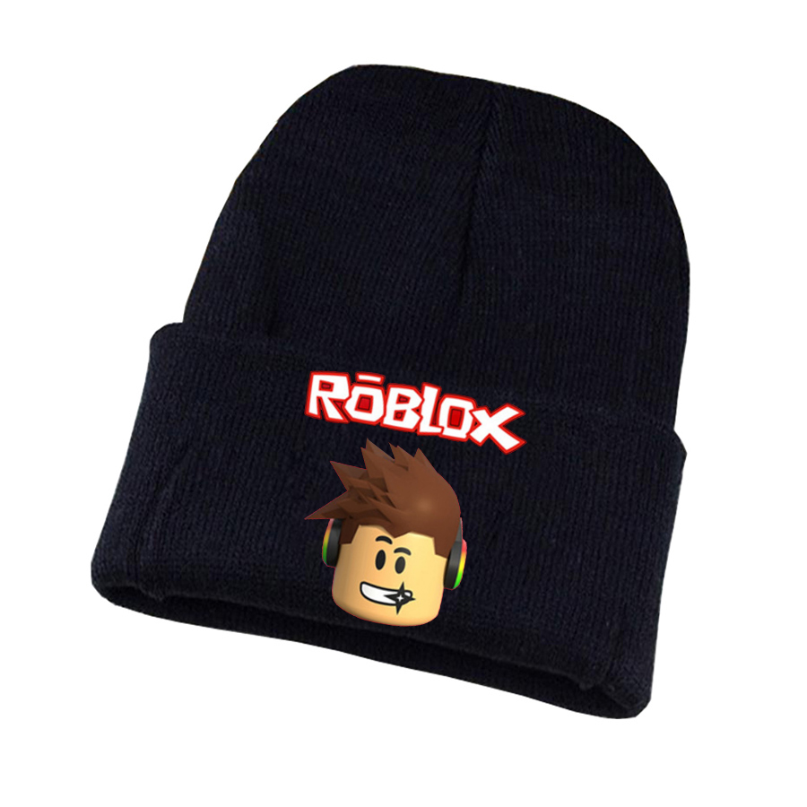 游戏ROBLOX线帽针织毛线帽子学生保暖帽冬天套头冷帽子男女保暖帽