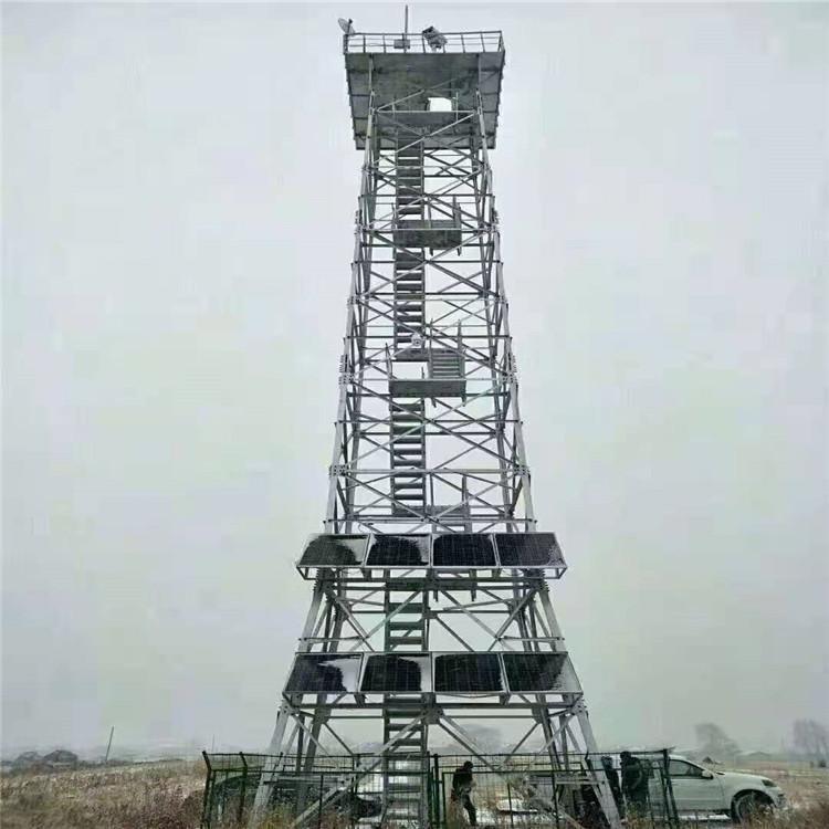 按需定做景区观光瞭望塔 监控塔 湿地观测塔结构稳固