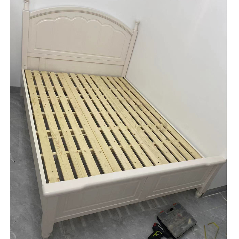厦门韩式全实木床白色1.8米单双人主卧1.5现代简约美式轻奢公主床