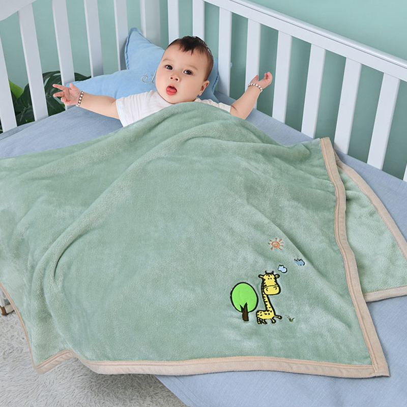 婴儿毛毯小被子小尺寸幼儿园专用儿童小学生午睡毯教室午休毯冬季