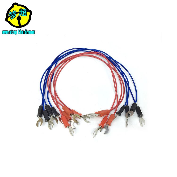 铁型导线红色蓝色40长与小灯座等电学器材搭配使用