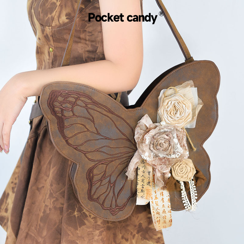干枯玫瑰20元定金包包口袋糖原创小众设计新中式手提包美拉德