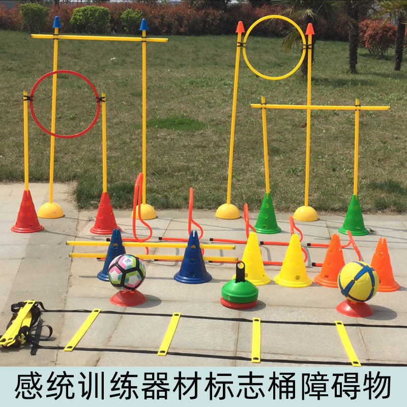 儿童圈训练器材足球运动栏标志杆路障桶跨栏架轮滑障碍物体育道具