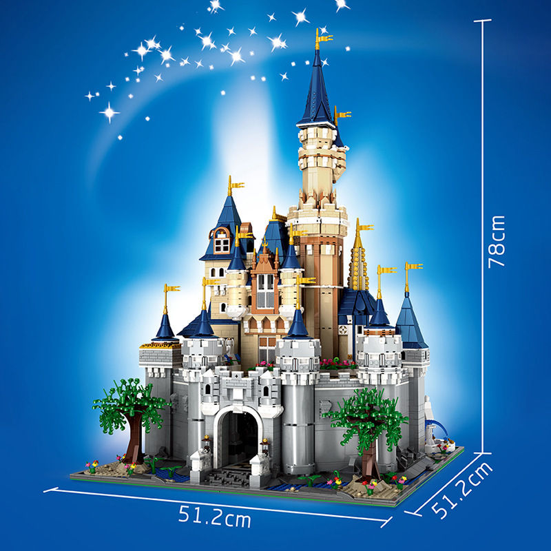 兼容乐积木巨大梦幻城堡少女公主梦超级游乐园拼装模型儿童玩具高