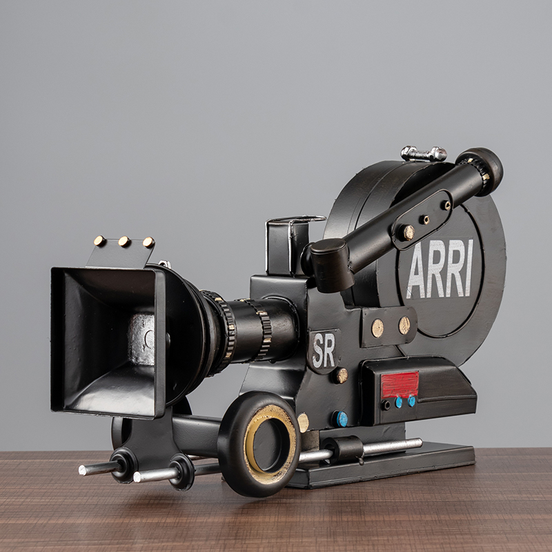 复古老式电影放映机胶片机模型拍照道具摄影投影机橱窗装饰品摆件