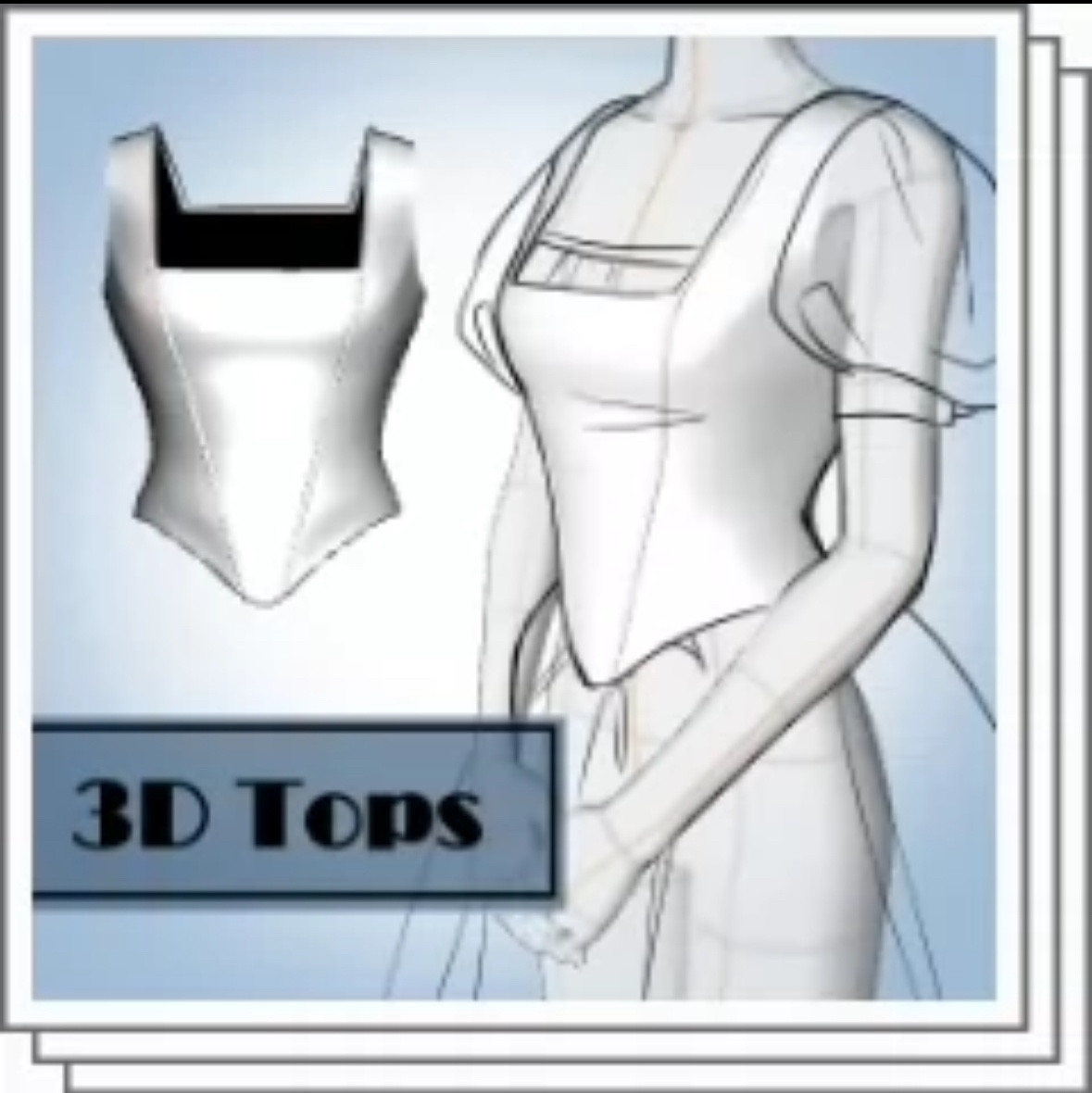 【CSP模型】西幻女服装模型 优动漫csp版本需要高的才能用