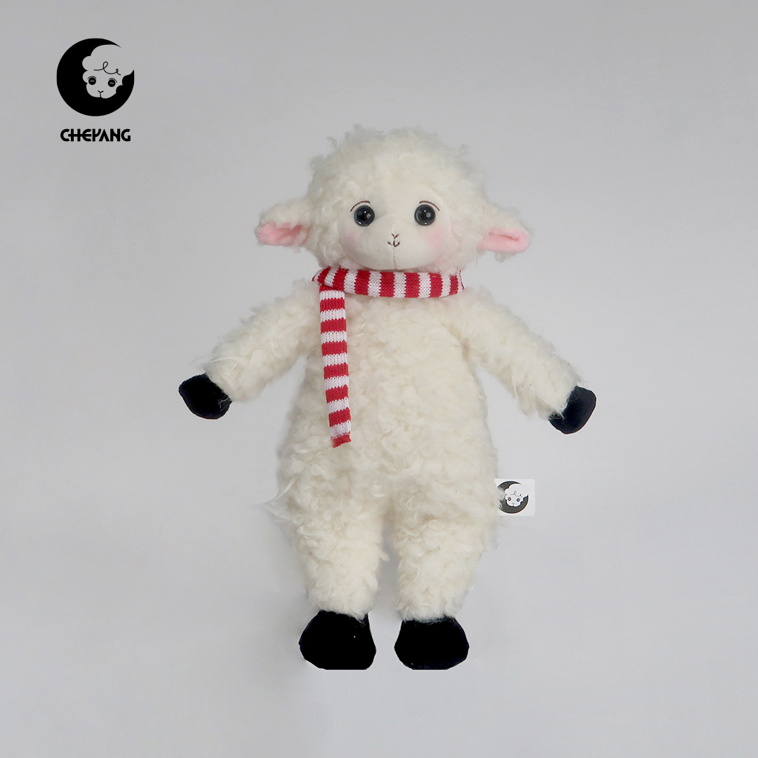 CHEYANG-CheChe小羊仿羊毛手感冬季温暖安抚换装送礼毛绒怀抱玩偶