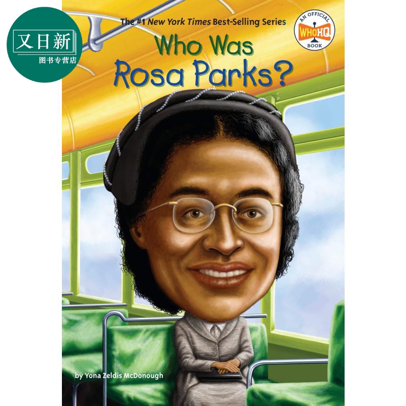 谁是罗莎·帕克斯 Who Was Rosa Parks 儿童文学 桥梁书 章节书 英文原版 7~12岁 Who was系列
