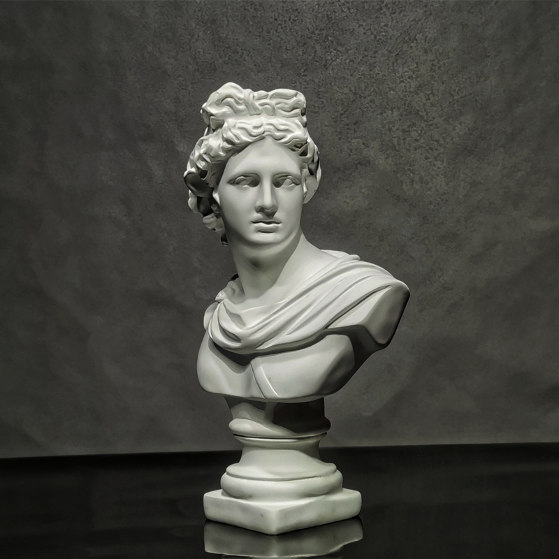 阿波罗树脂石膏像模型雕塑绘画素描速写人像美术教具桌面茶几摆件