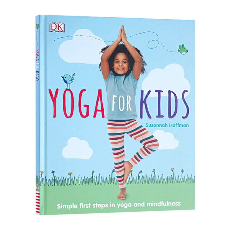 儿童亲子瑜伽健身课程 Yoga For Kids 初级入门零基础教程大全图解 促进身体发育和动作协调发展 英文原版亲子互动读物