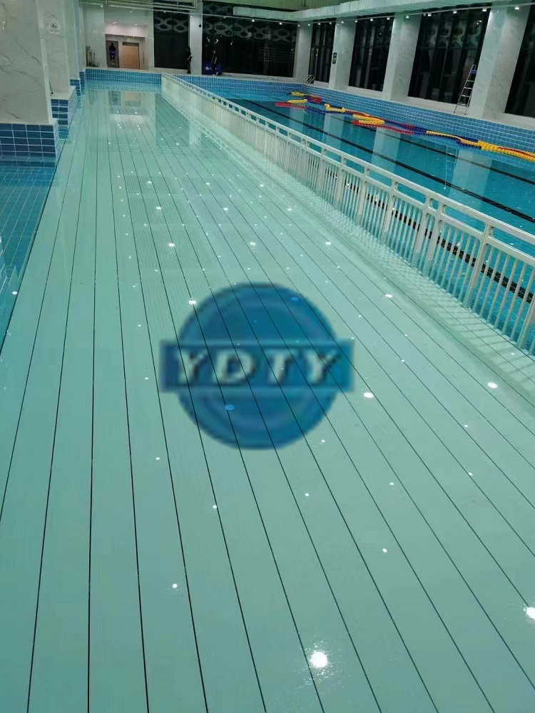 源大游泳池垫层PVC游泳池护栏装卸式浅水区板垫高沉箱可移动
