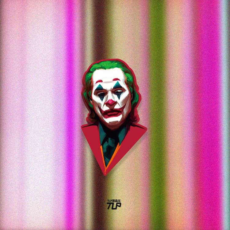 TLP反光贴 小丑 Joker 哥谭好市民 亚瑟  经典电影 防水多用贴纸
