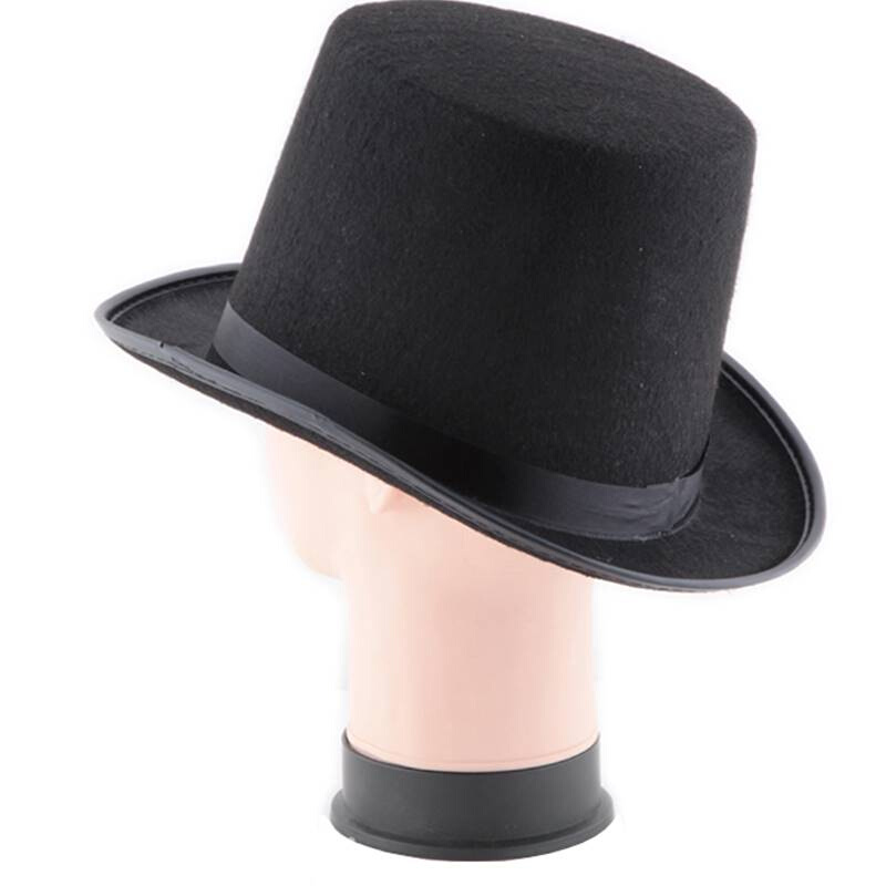 推荐Newly 1CM16CM Height Punk Black Hatter Top Hat Halloween