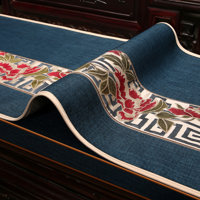 中式沙发垫子红木家具坐垫沙发巾高档防滑靠背巾盖布套罩四季通用