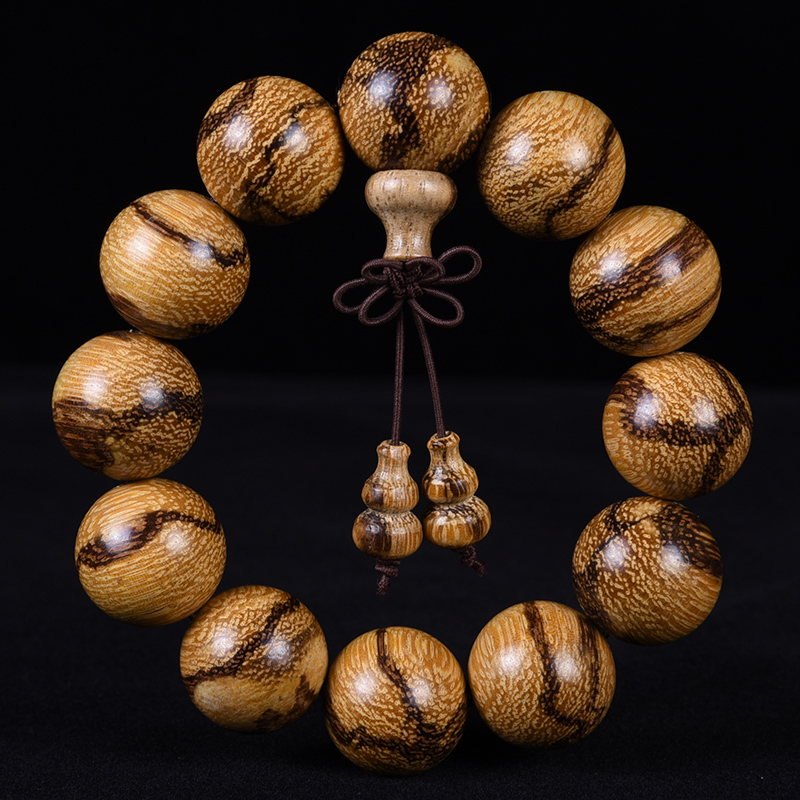 巴西大理石木手串手链老料木珠木质佛珠念珠2.0男女款木饰品全新