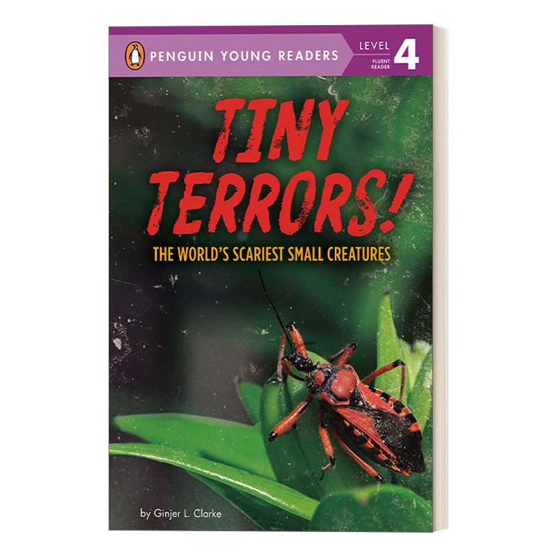 英文原版 Tiny Terrors! The World's Scariest Small Creatures 小小的恐怖! 世界上最可怕的小生物 企鹅青少分级阅读4级读物