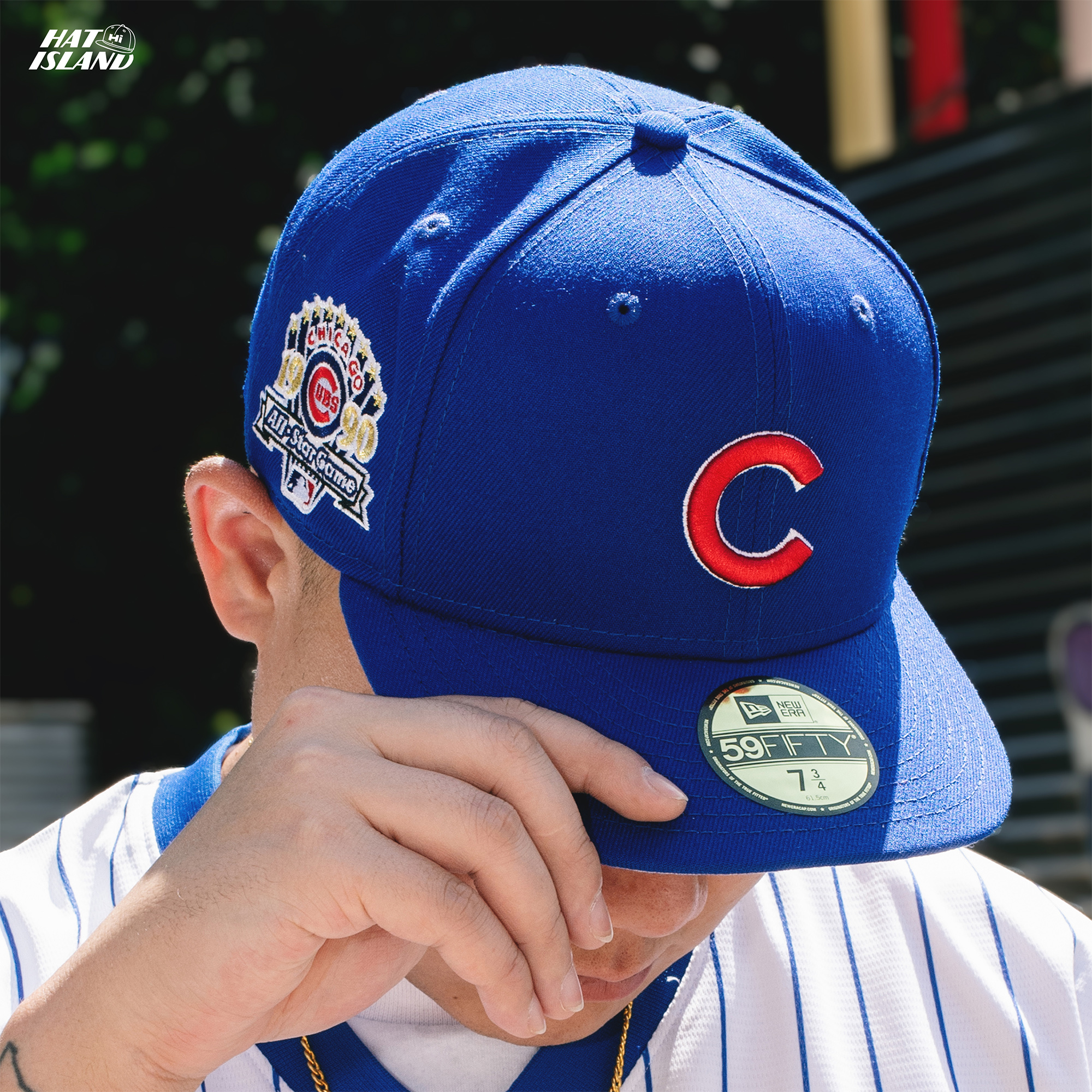 New Era美职棒MLB芝加哥小熊1990全明星赛限定侧标全封平檐棒球帽