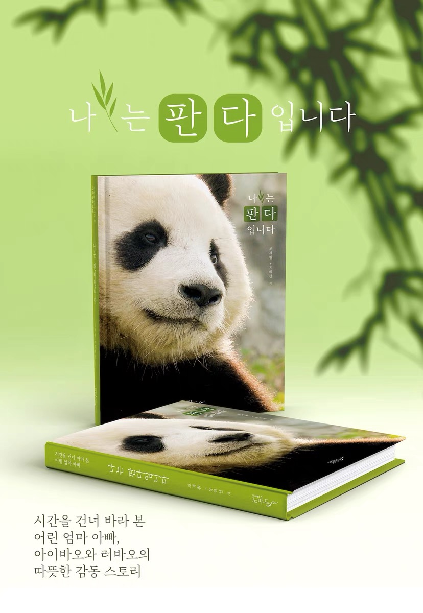 预售 我是大熊猫 首版赠小卡 爱宝和乐宝的故事 韩国原版引进 福宝爸爸妈妈