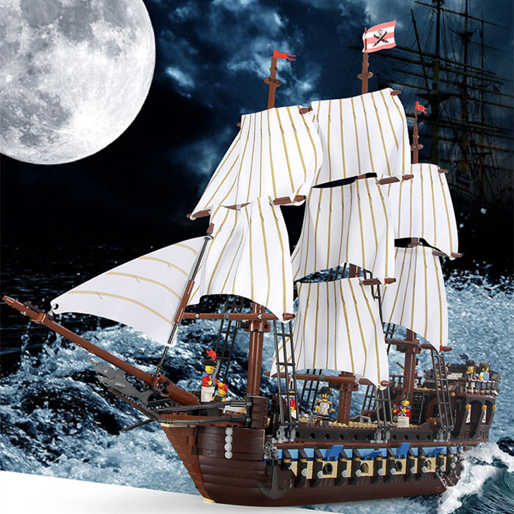 乐高积木加勒比海盗船系列帝国战舰10210高难度拼装模型玩具礼物