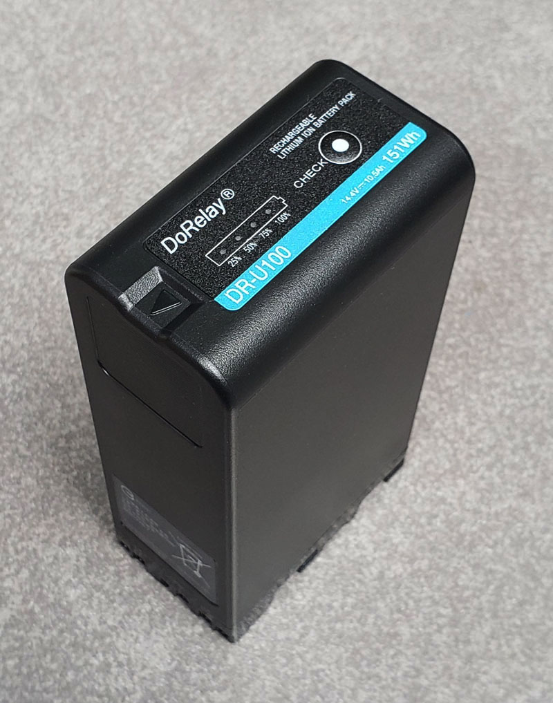 DR-U100加厚电池Z280/X280/FX6/FS5摄像机向下兼容BP-U90 U70 U60
