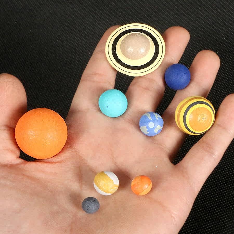 地球金星木星水星火星土星月亮星球行星模型创意个性摆件科教玩具
