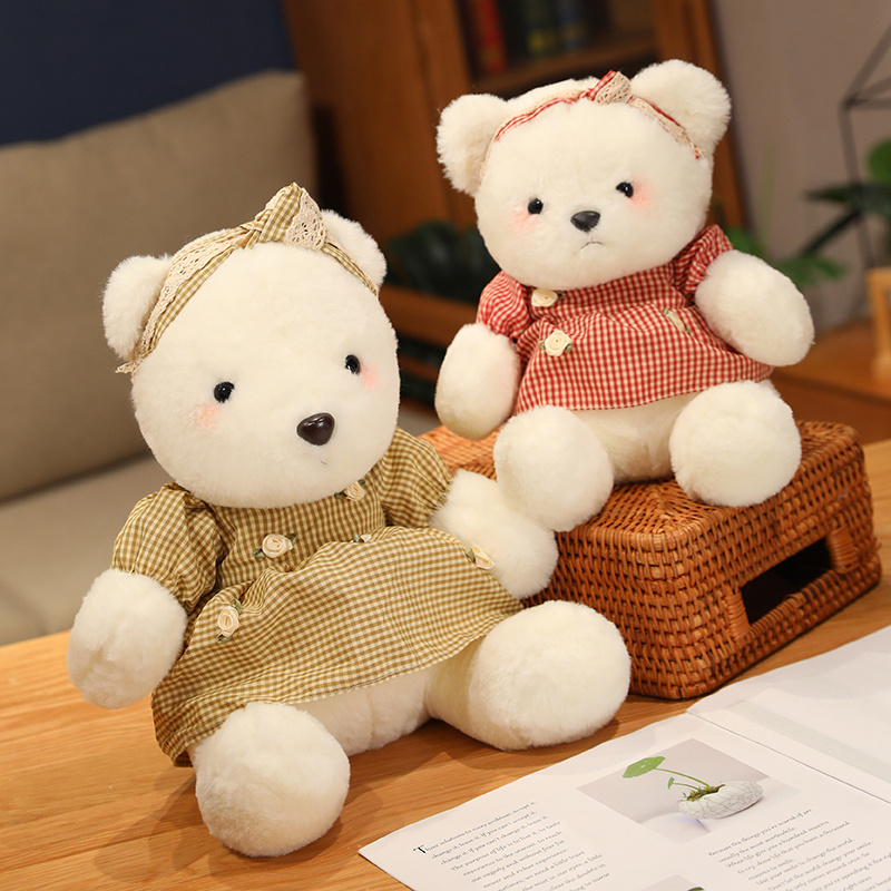 泰迪熊毛绒玩具情侣熊玩偶娃娃女孩抱着睡觉小熊抱枕公仔儿童礼物