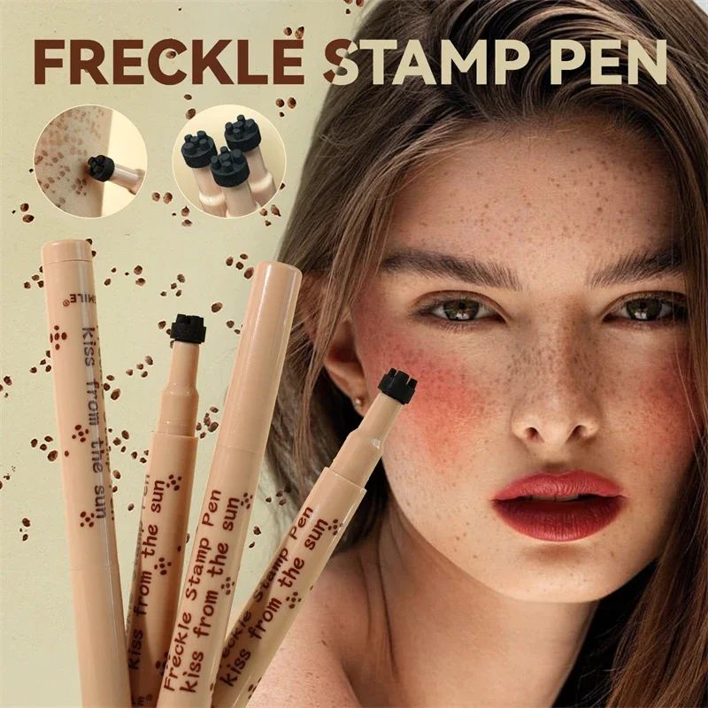 5 Points Stamp Face Fake Freckles Pen Easy To Use Natural Wa