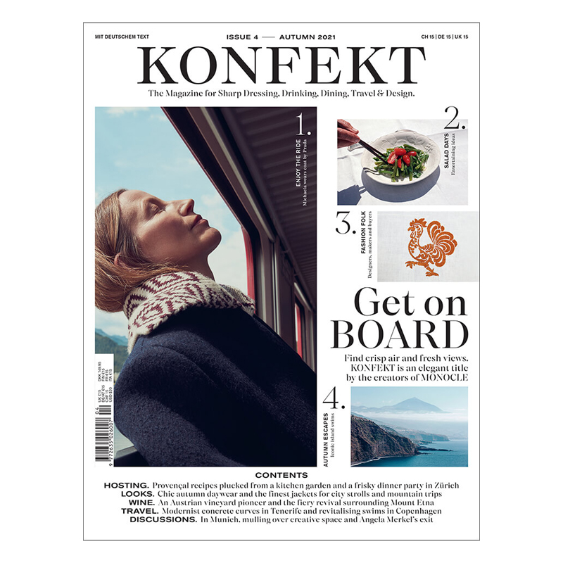 现货【Monocle姐妹刊】KONFEKT ISSUE 4 Konfekt杂志 #4 The magazine for Sharp Dressing, Drinking, Dining, Travel and Design