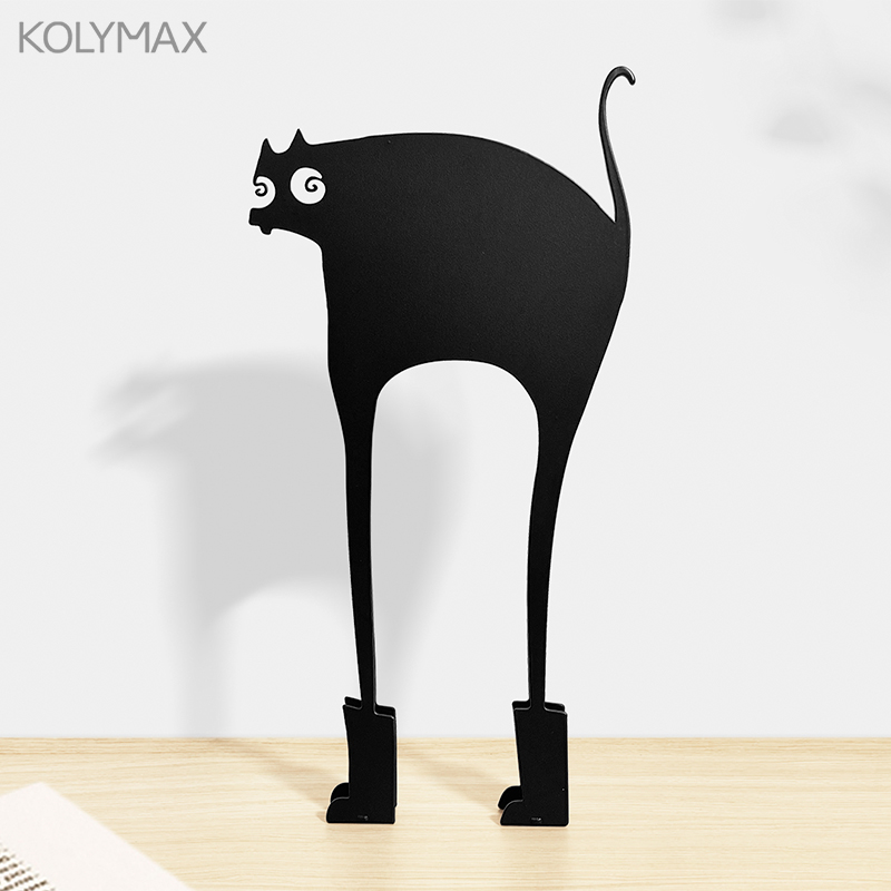 穿靴子的猫桌面摆件铁艺卡通摆件创意家居办公桌面装饰工艺品礼品