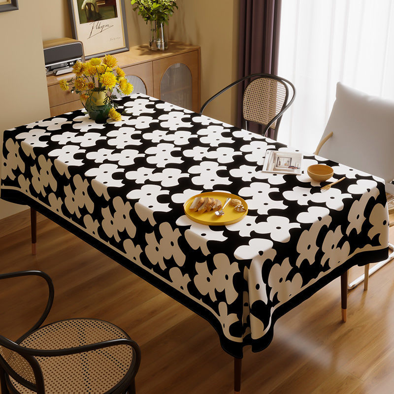 餐桌桌布美式复古布艺轻奢高级感茶几防水2022新款长方形家用台布