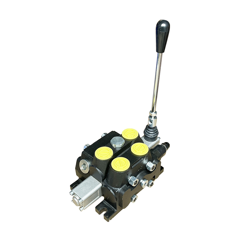 DCV60钻机改装改履带行走打孔用一定位一复位液压手动多路换向阀