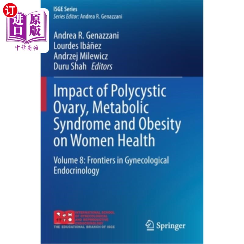 海外直订医药图书Impact of Polycystic Ovary, Metabolic Syndrome and Obesity on Women Health: Volu 多囊卵巢、代谢综合