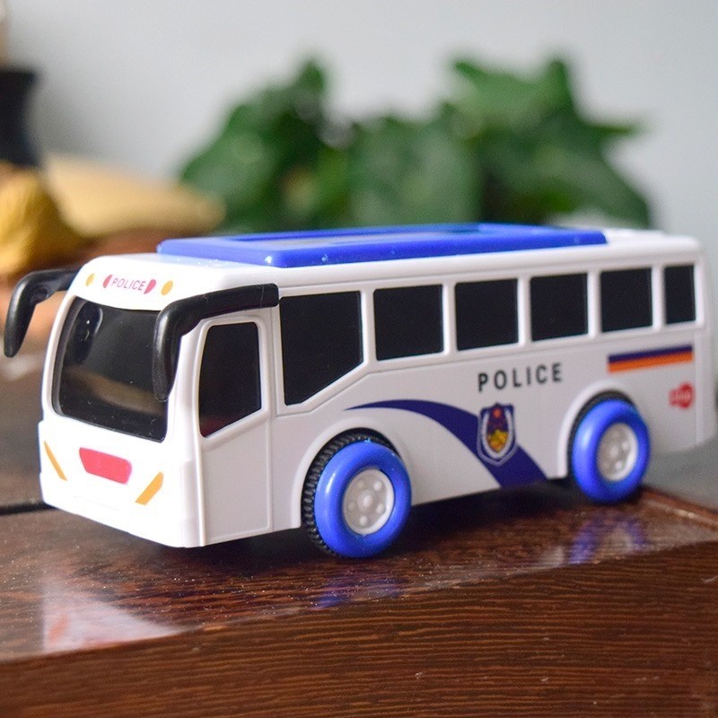 白色城市小警车玩具玩具车我要买迷你男孩模型色彩助力塑料